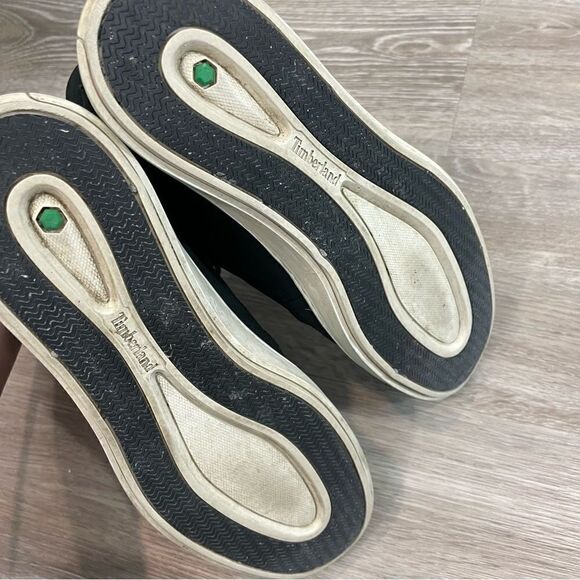 Womens Timberland Black Nubuck High Top Winter Sneakers Boots US8 Wool insol - Picture 8 of 8